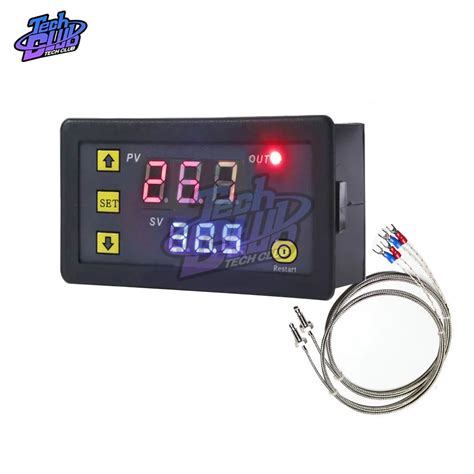 Led Digital Temperature Controller Meter K Type Thermocouple M