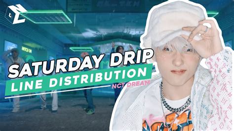 Nct Dream Saturday Drip Line Distribution Color Coded Bars Youtube