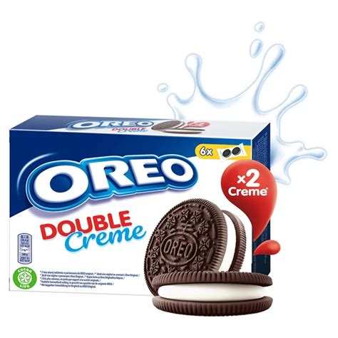 Oreo Double Ciastka Kakaowe Z Nadzieniem O Smaku Waniliowym G