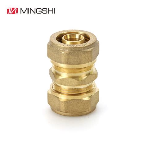 Equal Straight Brass Compression Fittings Air Conditioning System Compression Fitting Plumbing