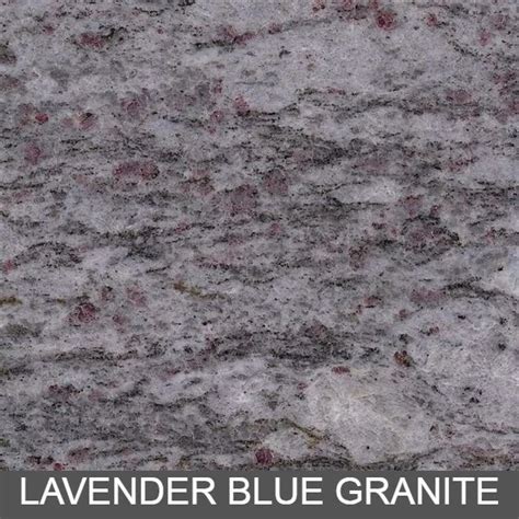 Polished Lavender Blue Granite Slab For Flooring Countertops Mm To