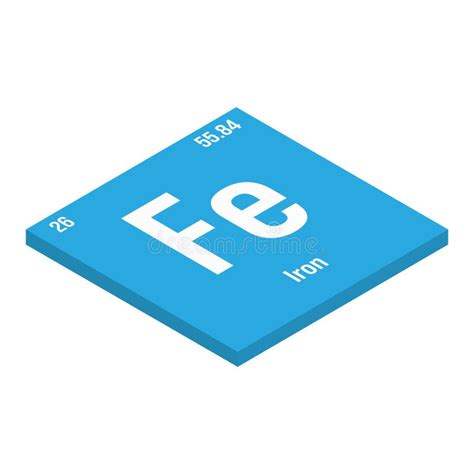 Fe Periodic Table Stock Illustrations 101 Fe Periodic Table Stock