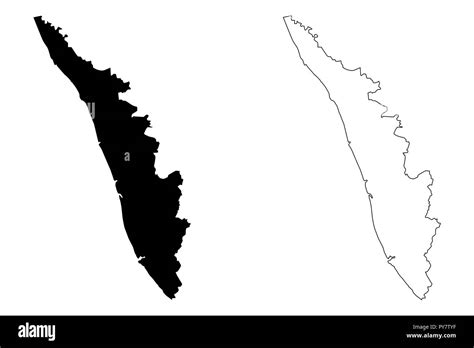 Mapa De Kerala Im Genes De Stock En Blanco Y Negro Alamy