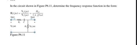 Solved In The Circuit Shown In Figure P Determine The Chegg