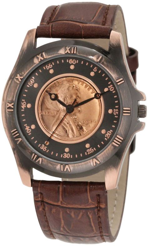 Watches Shopping August Steiner Men S CN001C AS Round Wheat Penny