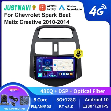 Justn Autoradio Android Pour Chevrolet Spark Beat Matiz Creative