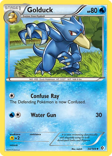 Pokemon 55 Golduck Pokedex PrimetimePokemon