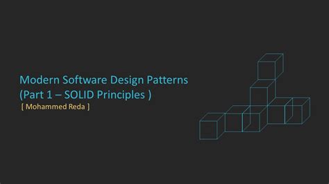 1 Software Design Patterns Introduction YouTube