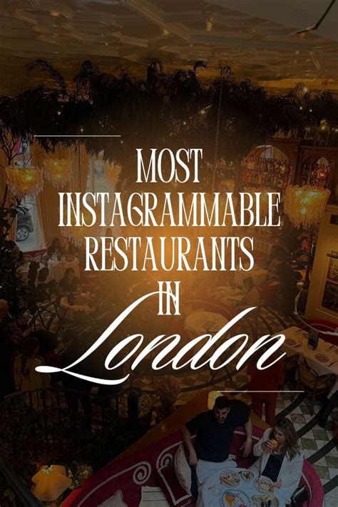 Most Instagrammable Eating Places In London The Travel Check