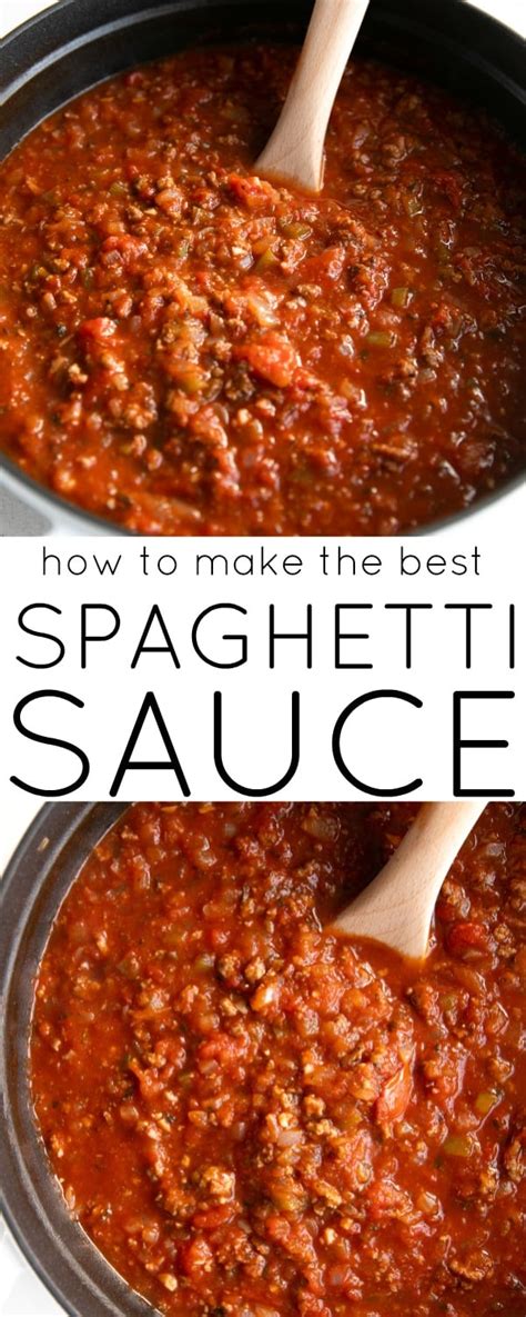 Spaghetti Sauce Recipe The Forked Spoon