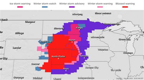 The Blizzard Is Expected To Blast The Us Plains And Cause Travel Delays