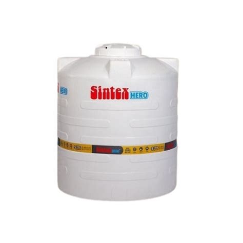 White Sintex Layer Round Pvc Water Storage Tank At Best Price In