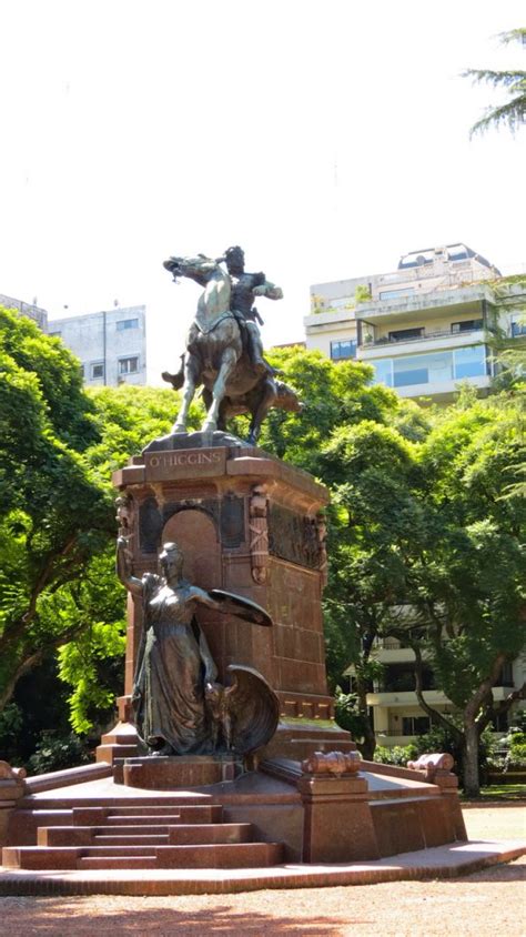 Equestrian statue of Bernardo O'Higgins in Buenos Aires Argentina