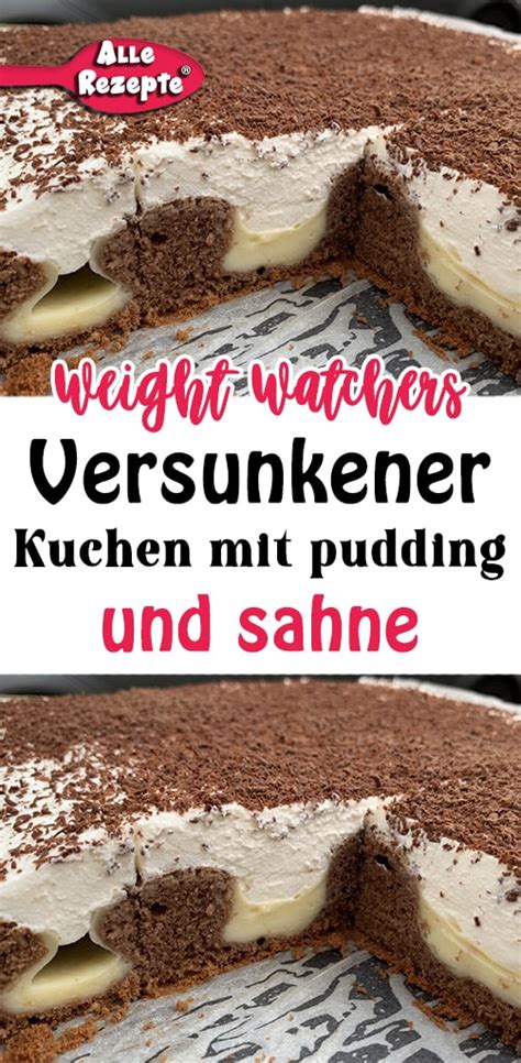 Versunkener Kuchen Mit Pudding Und Sahne Alle Rezepte