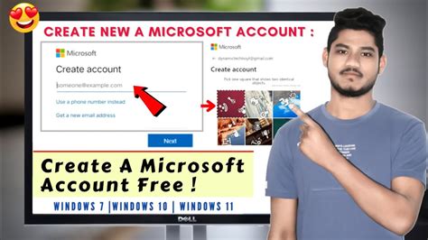 How To Create Microsoft Account 2023 Microsoft Account Kaise Banaye Windows 10 Windows 11