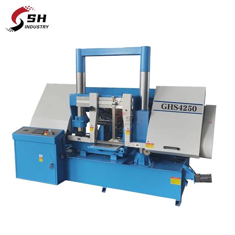 Double Column Metal Cutting CNC Bandsaw Machine Ghs4250 Horizontal