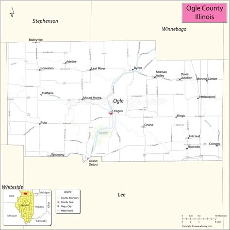 Illinois River Putnam County Springfield Illinois Physical Map