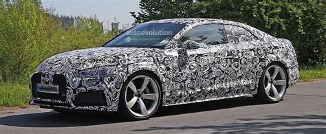 Audi Testing RS5 Prototype With Full Camouflage Spyshots Reveal