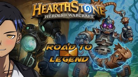 HEARTHSTONE Playing Until Reaching Legend Mech Mage Deck YouTube