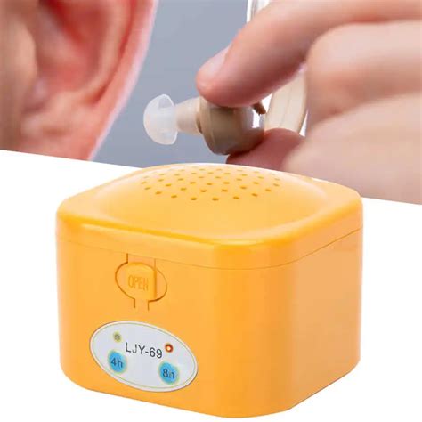 Electric Hearing Aid Dryer 48 Hour Timer Hearing Aid Drying Case Box Dehumidifier Moisture