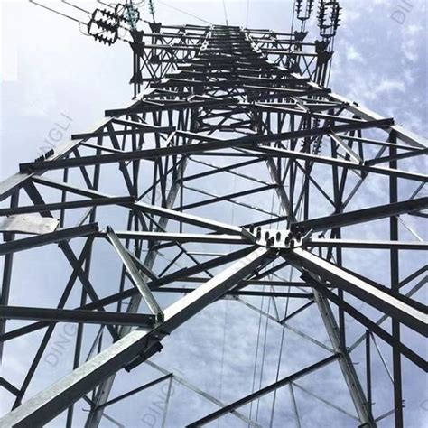 Kv Lattice Steel Towers Transmission Steel Tower Galvanization