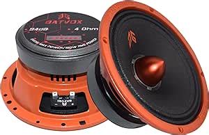 Amazon H Yanka Batvox Midrange Speakers Car Audio Watts