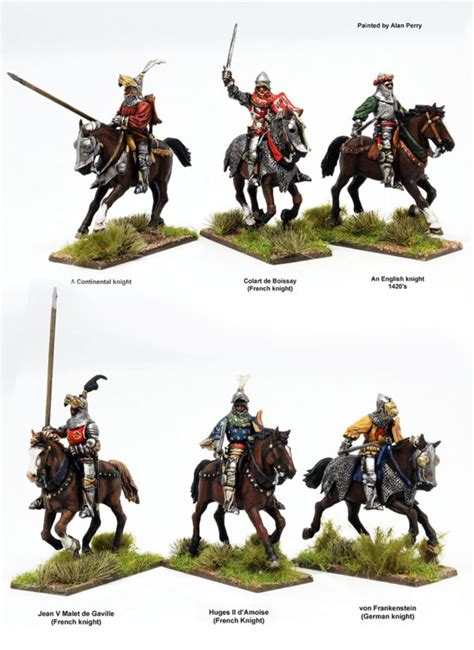 Ao 70 Agincourt Mounted Knights 1415 Perry Miniatures