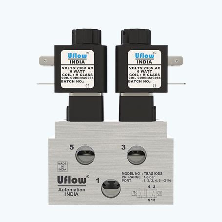 Poppet Pneumatic Directional Control Valve Tbas Ds Uflow