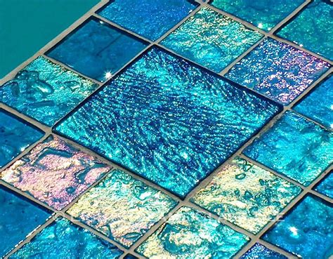 Lightstreams Glass Pool Tile Aqua Blue Aqua Glass Tiles Glass Pool Tile Mosaic Glass