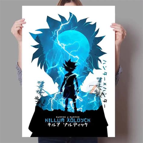 Hunter X Hunter Anime Poster Killua Zoldyck Kurapika Gon Freecss Canvas