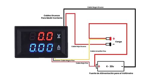 Voltiamperimetro Voltimetro Amperimetro Digital Dc 100v 10a Robot