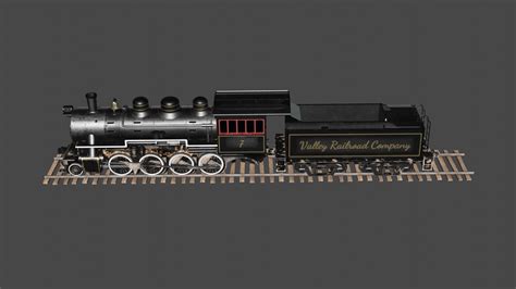 Steam Locomotive Train model 3D model | CGTrader