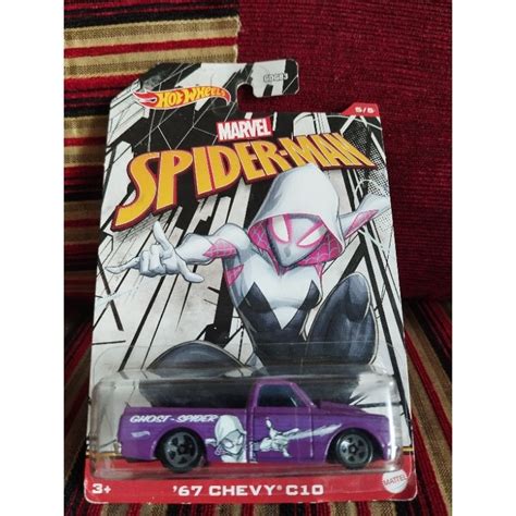 Jual Hot Wheels 67 Chevy C10 Ghost Spider Shopee Indonesia