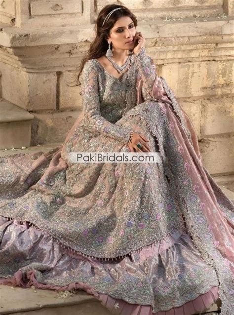 Light Purple Bridal Maxi 703 Bridal Dress Design Pakistani Formal