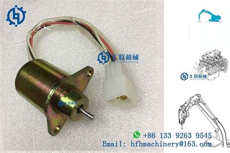 Yanmar Tnv Engine Stop Solenoid Valve Ym Excavator