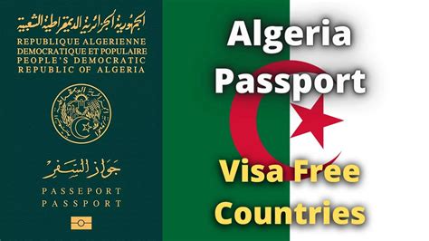 Visa Free Countries For Algerian Passport Holders 2024