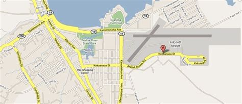 Hilo Airport Map and info. | Airport map, Hilo, Map