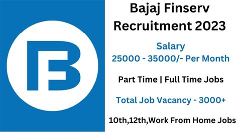 Jobs In Bajaj Finserv For Freshers Th Th Pass Job Vacancy