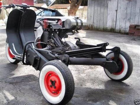 Vespa Trike Kendaraan Sepeda Truk