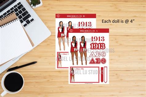 Delta Sigma Theta Planner Stickers Delta Inpsired Stickers Etsy