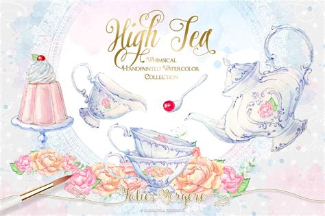 High Tea Party Clip Art