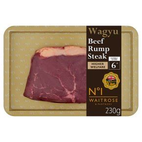 No 1 Wagyu Beef Rump Steak Waitrose Partners