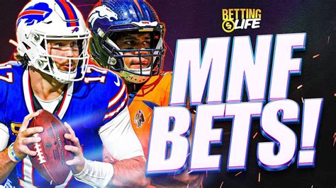 Monday Night Football BEST BETS Broncos Vs Bills Week 10 YouTube