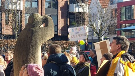 Demo gegen Rechts Über 400 Harsewinkeler setzten Zeichen gegen