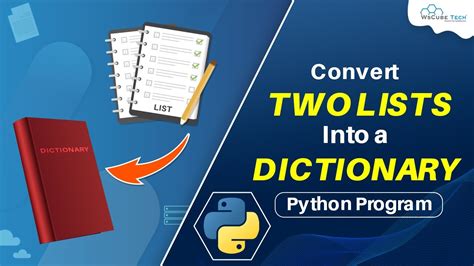 How To Convert Two Lists Into A Dictionary🤔 Python Program [english] Youtube