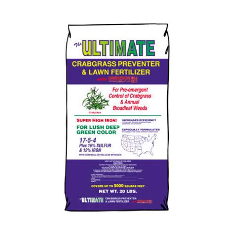 Ultimate Fertilizer 111 Crabgrass Preventer & Lawn Fertilizer with ...