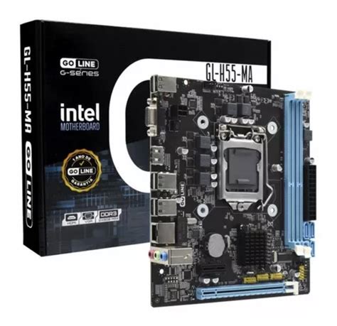 Placa Mãe Lga 1156 H55 1ª Geração I3 i5 i7 Ddr3 Frete Grátis