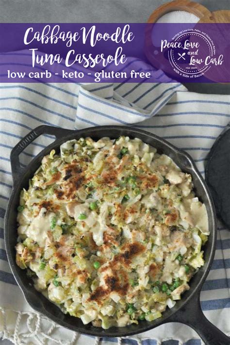 Keto Tuna Casserole Peace Love And Low Carb Recipe Tuna Casserole Low Carb Carbs