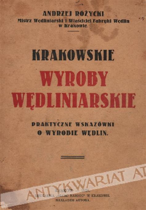 Krakowskie Wyroby W Dliniarskie Praktyczne Wskaz Wki O Wyrobie W Dlin