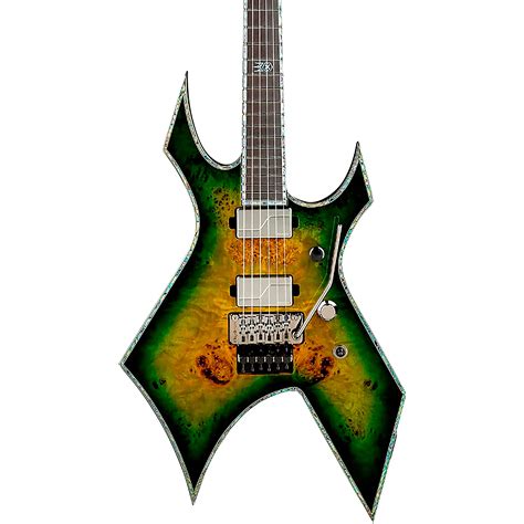 B C Rich Warlock Extreme Exotic With Floyd Rose Electric Guitar